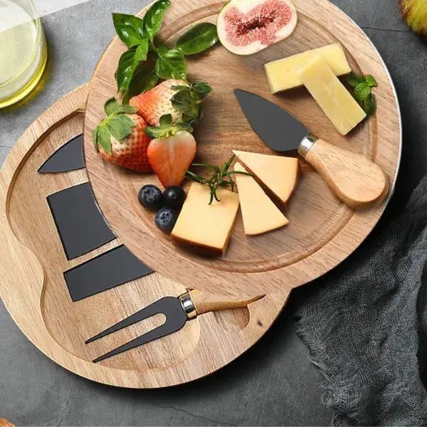 Tabua com Utensílios para Frios com Presente (+Aerador para Vinhos)  Estrasburgo - Cazehn