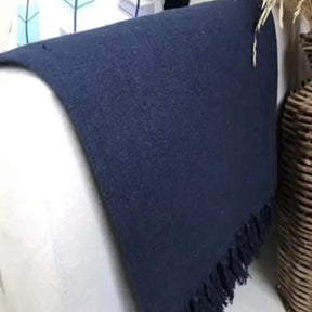 Manta Cobre Colcha Cama Sofá Peseira Algodão Com Franja Cartier - Cazehn