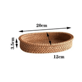 Cesto Artesanal em Rattan Manila - Cazehn