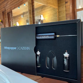 Kit Saca Rolhas Pneumático a Gás Winepopper Clássico - Cazehn