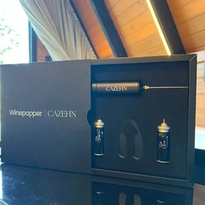 Kit Saca Rolhas Pneumático a Gás Winepopper Clássico - Cazehn