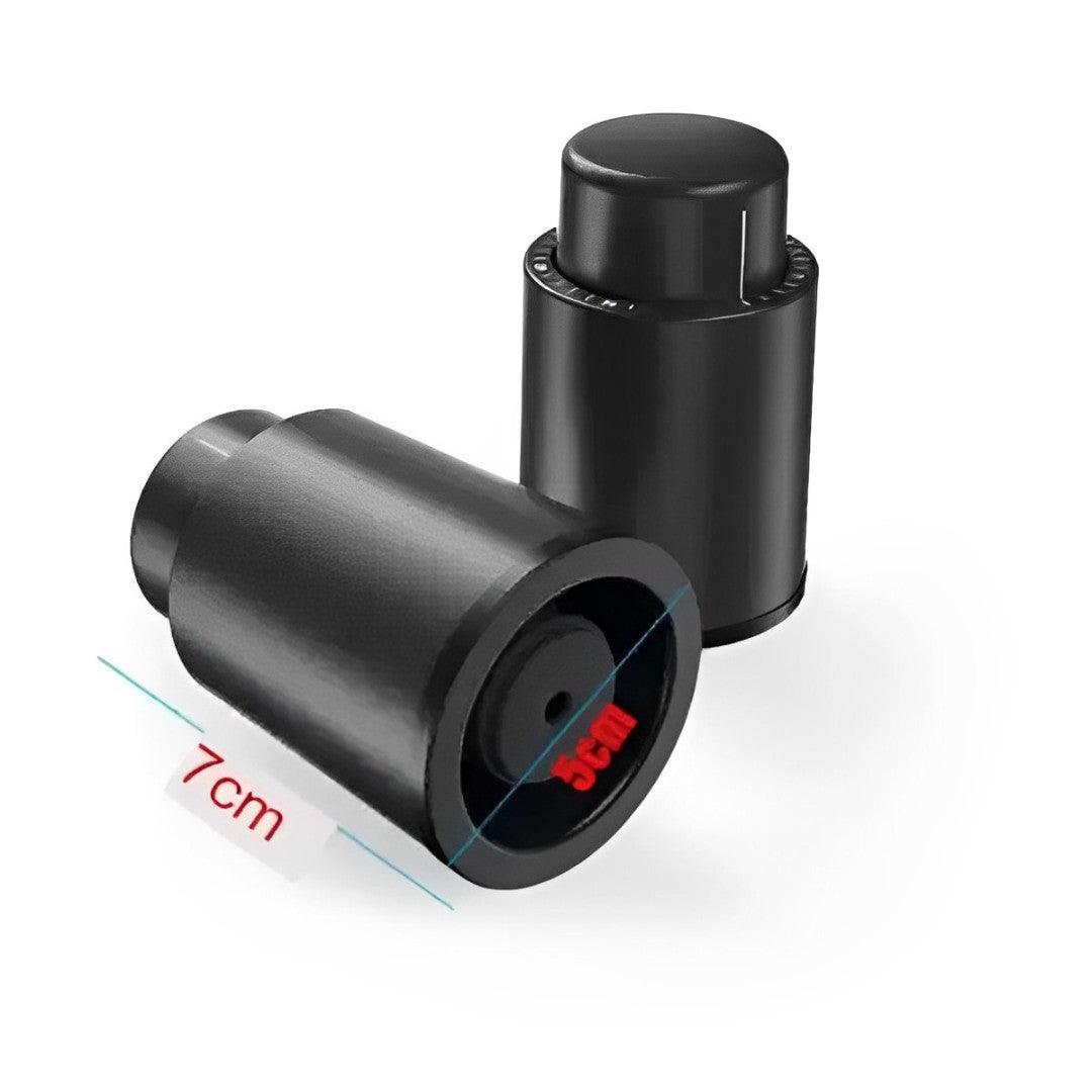 Kit Degustação Vinhos -Compre Aerador e Rolha a Vácuo e Ganhe o Saca-rolhas Pneumático - Cazehn