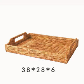 Bandeja Artesanal em Rattan Natura - Cazehn