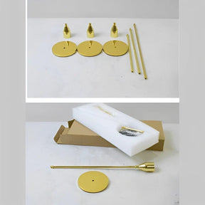 Conjunto Castiçal Minimalista Chartres de 3 peças - Cazehn