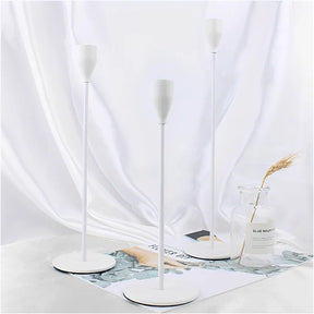 Conjunto Castiçal Minimalista Chartres de 3 peças - Cazehn