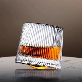 Jogo 6 Copos Whisky de Vidro Com Fundo Esférico- Cazehn