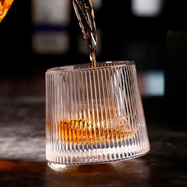 Jogo 6 Copos Whisky de Vidro Com Fundo Esférico- Cazehn