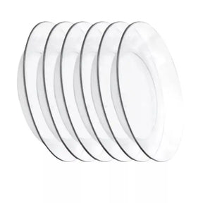 Jogo de Pratos Fundos e Copos de Vidro Arizona 200ml - Cazehn