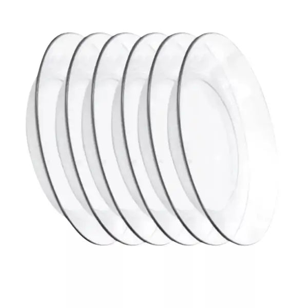 Jogo de Pratos Fundos e Copos de Vidro Arizona 200ml - Cazehn