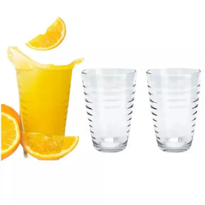 Jogo de Pratos Fundos e Copos de Vidro Arizona 200ml - Cazehn