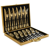 Conjunto Michigan Luxo de 24 peças com Maleta Aveludada - Cazehn