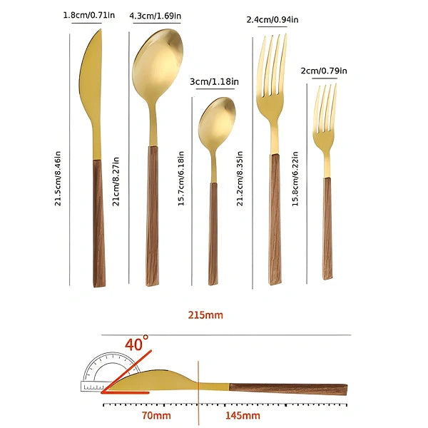 Conjunto Dallas de 30 peças - Cazehn