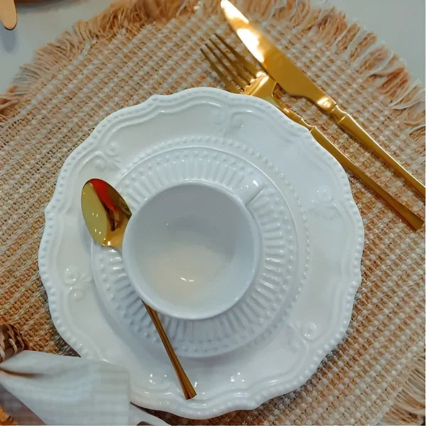 Jogo de Talheres Europeu de 30 Peças Roma - CaZehn