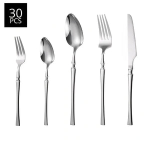 Jogo de Talheres Europeu de 30 Peças Roma - CaZehn