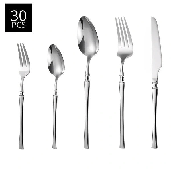 Jogo de Talheres Europeu de 30 Peças Roma - CaZehn