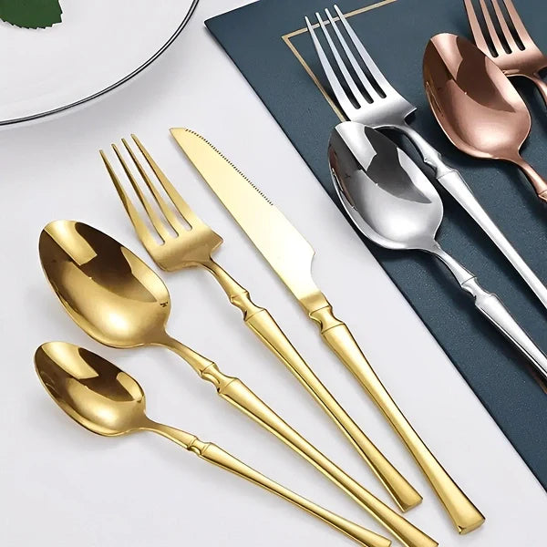 Jogo de Talheres Europeu de 30 Peças Roma - CaZehn